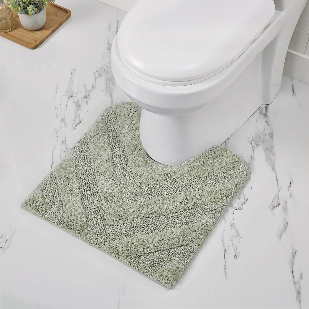 
                      
                        Hugo 100% Cotton Bathroom Rugs, Bath Mat Non-Slip Machine Washable
                      
                    