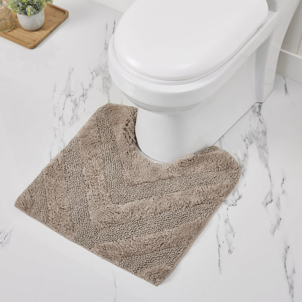 
                      
                        Better Trends Hugooo Collection Toilet Rugs U Shaped Washable, Non-Slip Bathroom Contour Rugs -Soft Comfortable Contour Bath Mat and Toilet Contour Rug, (20X20 U, Sand)
                      
                    