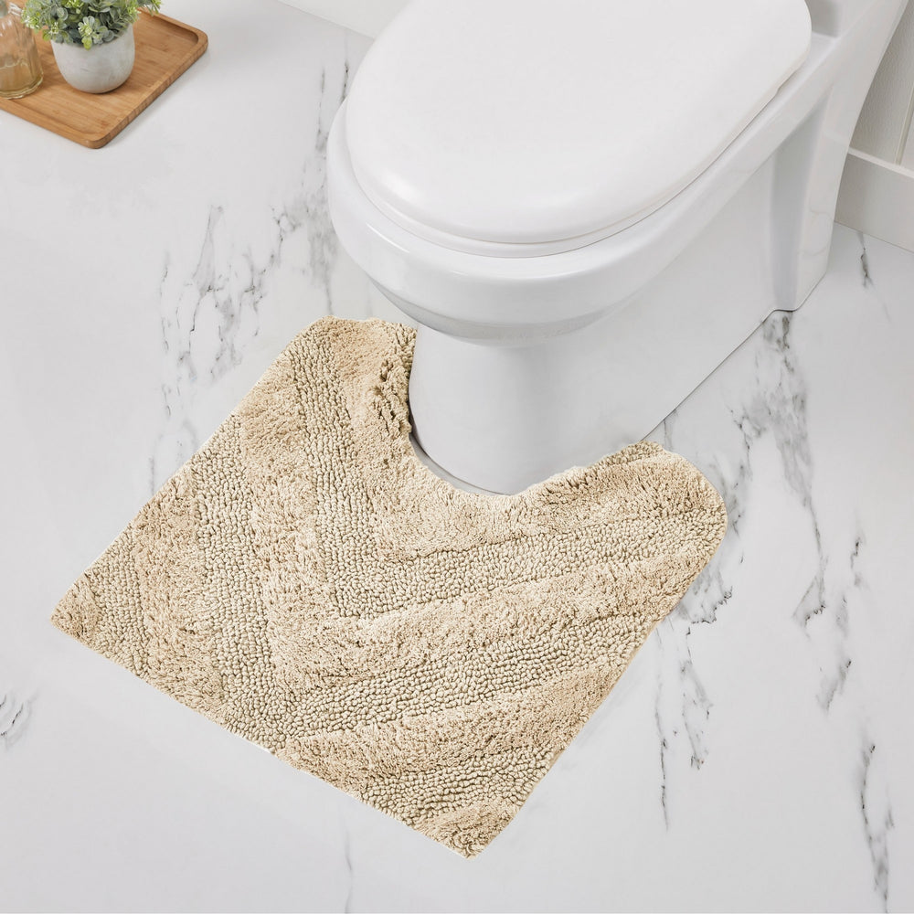 
                      
                        Hugo 100% Cotton Bathroom Rugs, Bath Mat Non-Slip Machine Washable
                      
                    