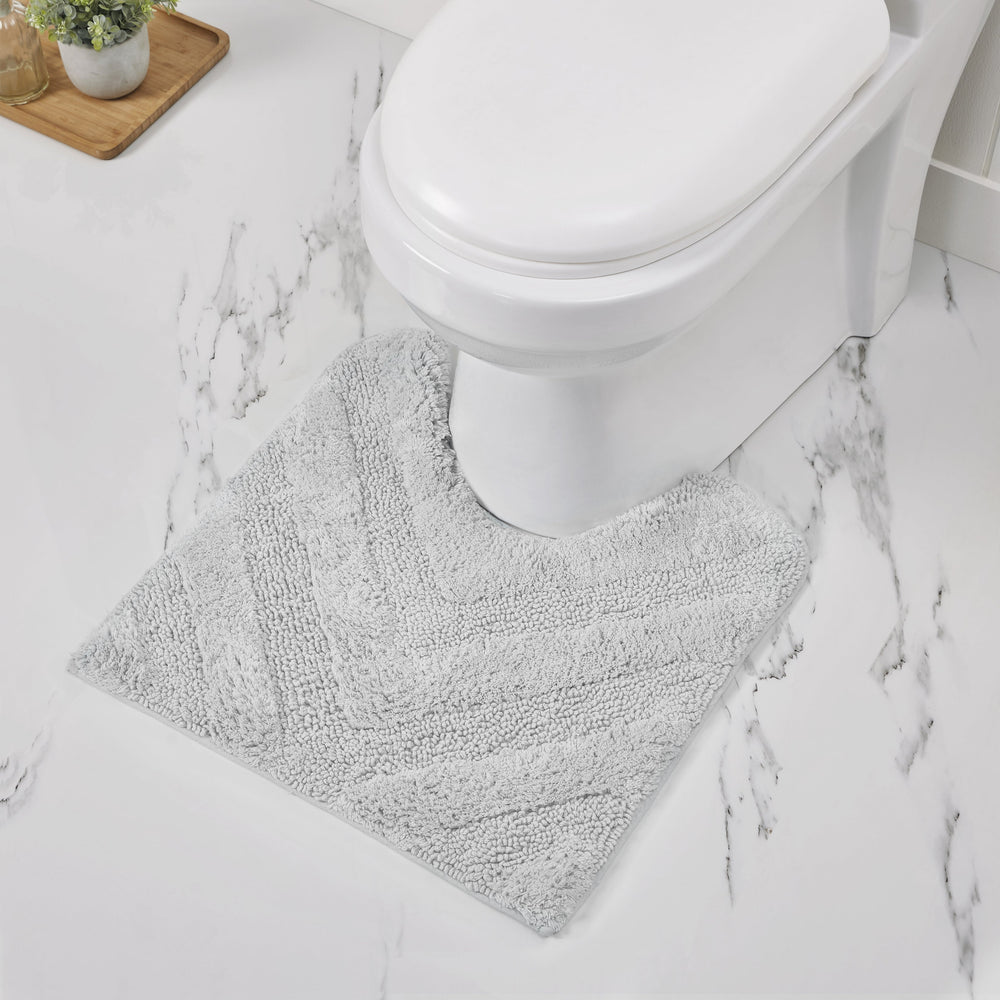 
                      
                        Hugo 100% Cotton Bathroom Rugs, Bath Mat Non-Slip Machine Washable
                      
                    