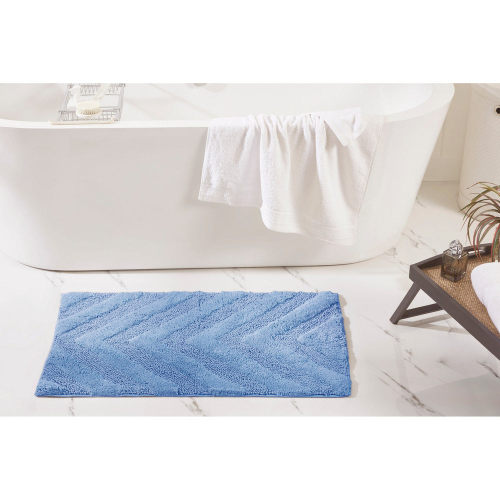 
                      
                        Hugo 100% Cotton Bathroom Rugs, Bath Mat Non-Slip Machine Washable
                      
                    