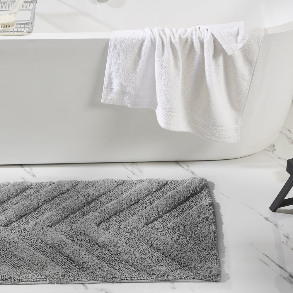 
                      
                        Hugo 100% Cotton Bathroom Rugs, Bath Mat Non-Slip Machine Washable
                      
                    