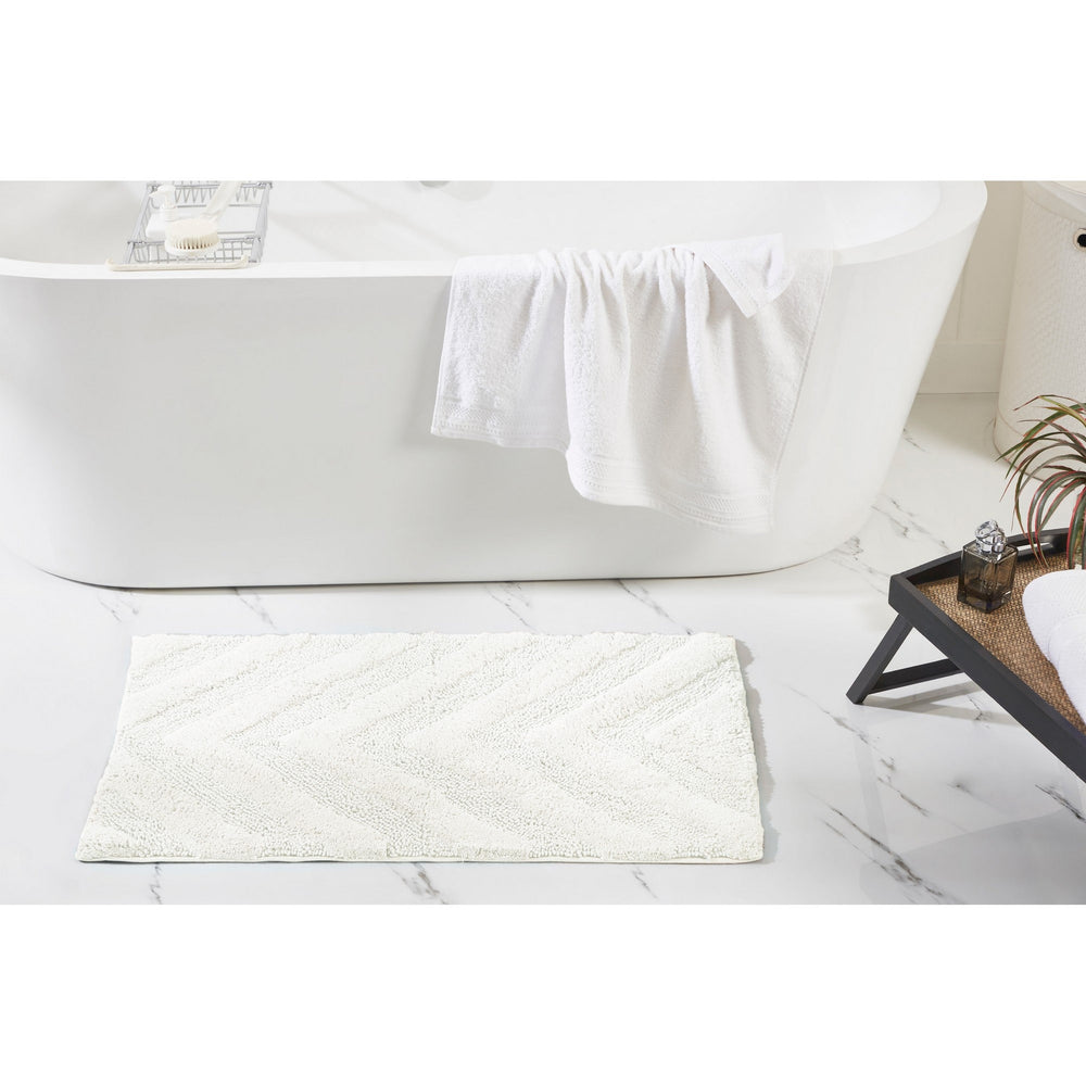
                      
                        Hugo 100% Cotton Bathroom Rugs, Bath Mat Non-Slip Machine Washable
                      
                    