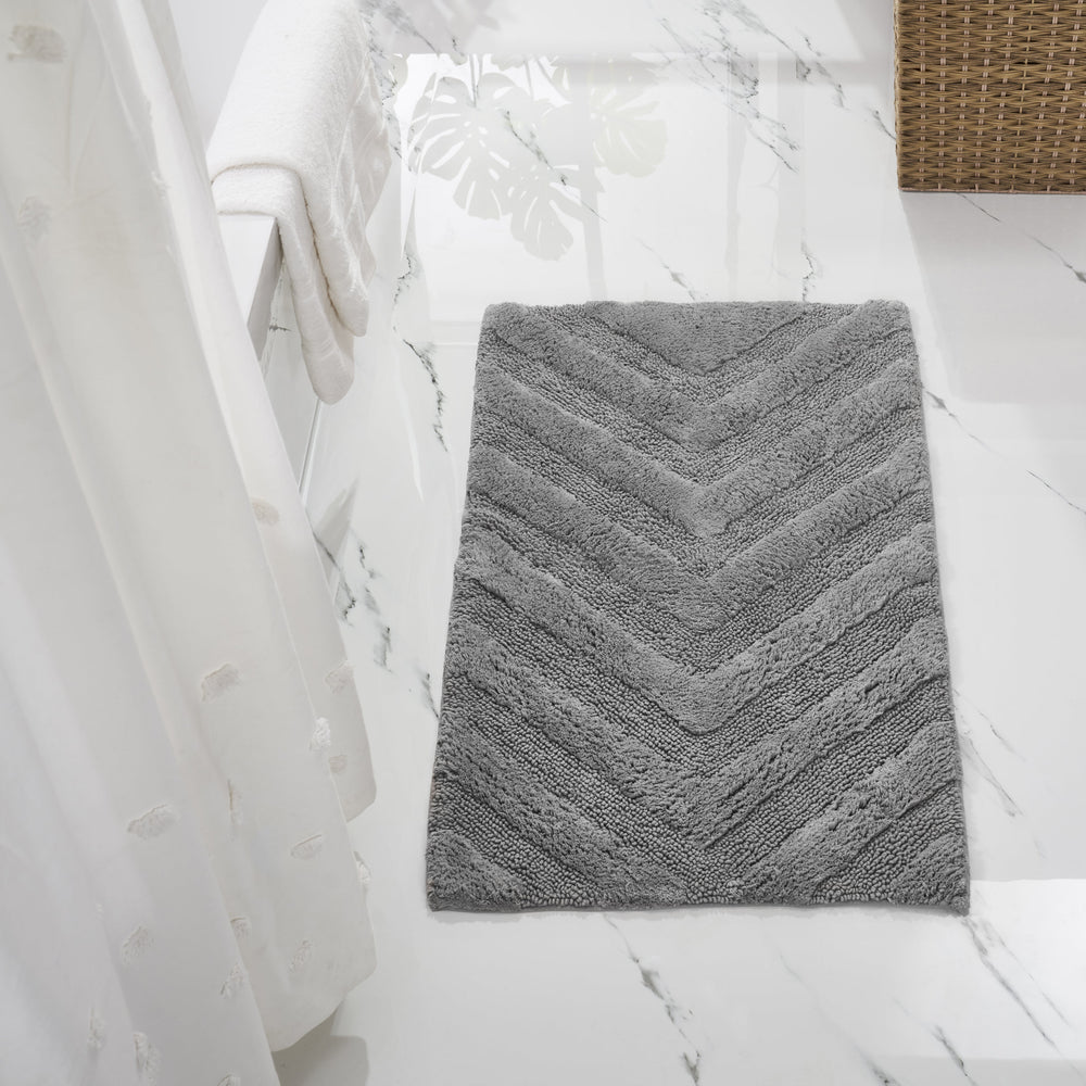 
                      
                        Hugo 100% Cotton Bathroom Rugs, Bath Mat Non-Slip Machine Washable
                      
                    