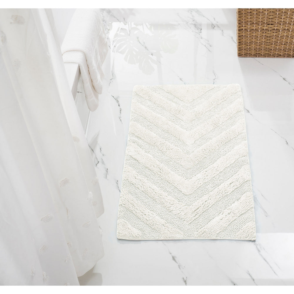 
                      
                        Hugo 100% Cotton Bathroom Rugs, Bath Mat Non-Slip Machine Washable
                      
                    