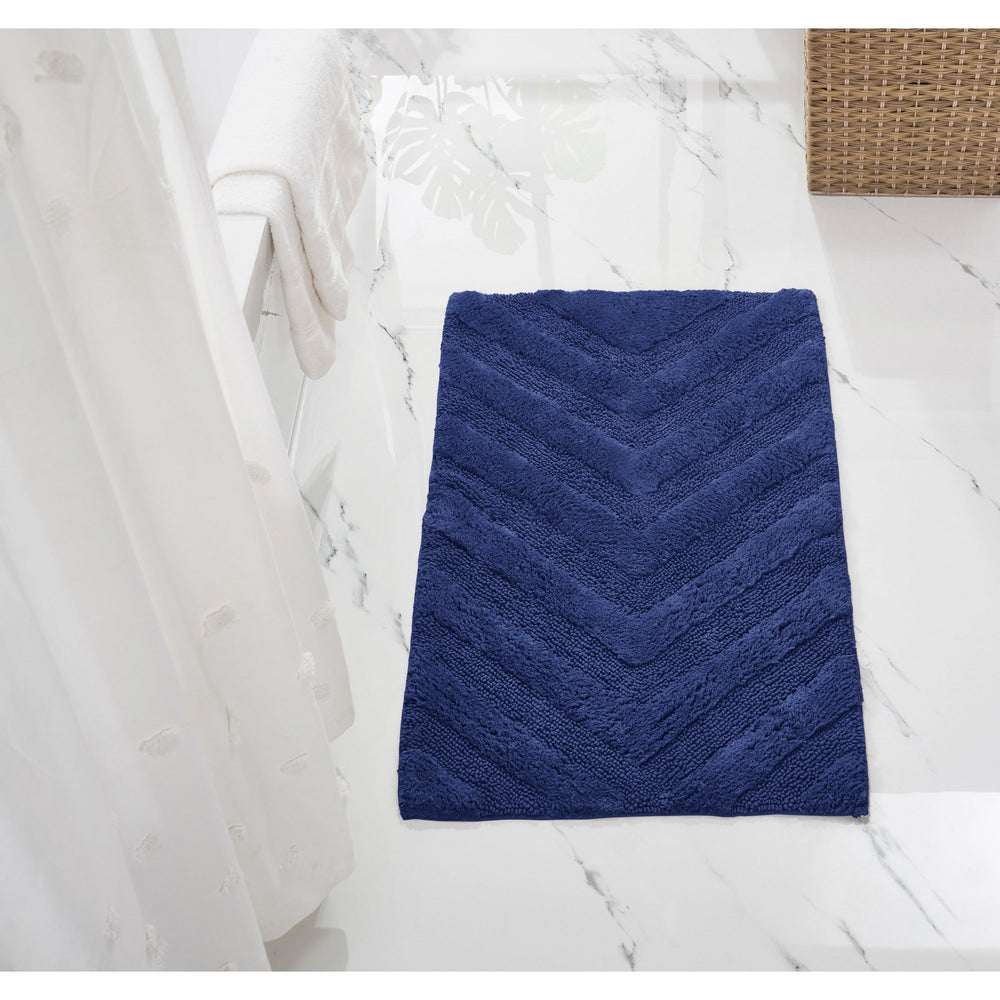 
                      
                        Hugo 100% Cotton Bathroom Rugs, Bath Mat Non-Slip Machine Washable
                      
                    