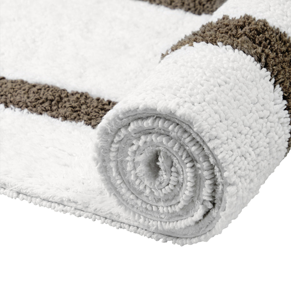 
                      
                        Hotel Bathroom Rug 100% Premium Cotton Tufted Design Washable Bath Mat
                      
                    