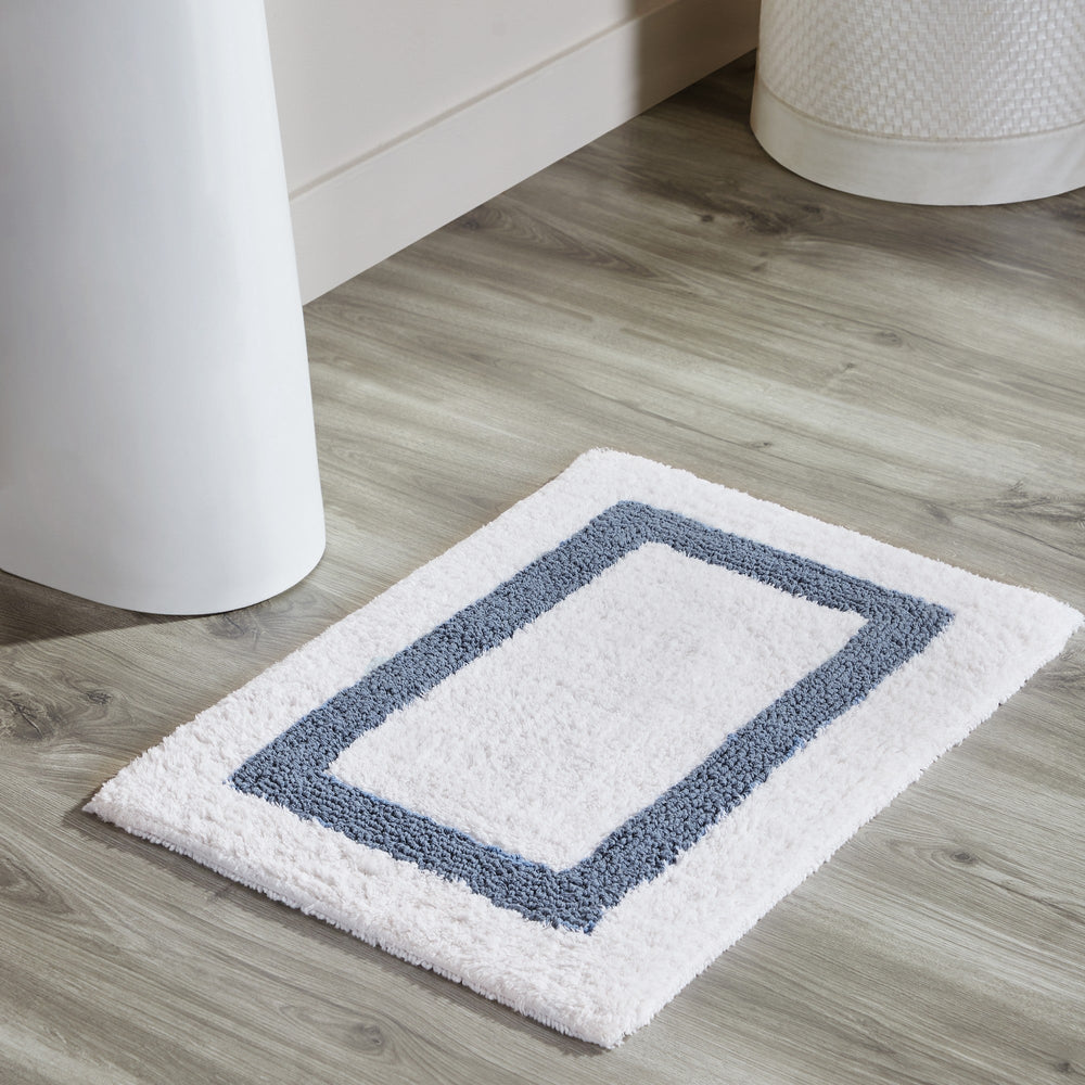 
                      
                        Hotel Bathroom Rug 100% Premium Cotton Tufted Design Washable Bath Mat
                      
                    