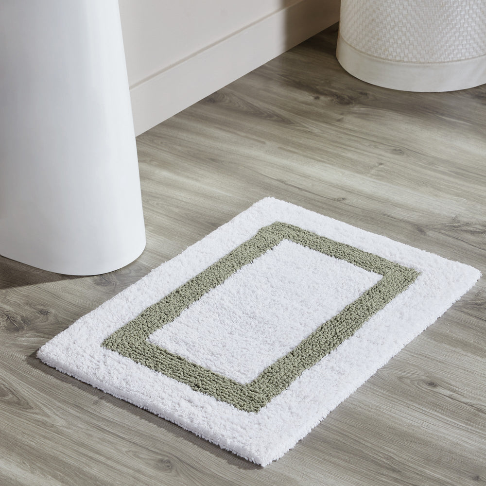 
                      
                        Hotel Bathroom Rug 100% Premium Cotton Tufted Design Washable Bath Mat
                      
                    