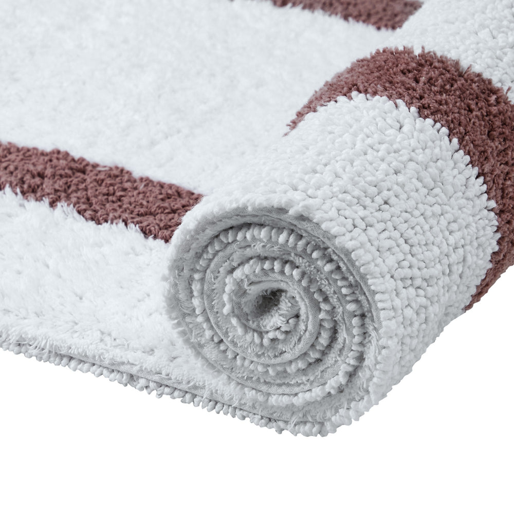 
                      
                        Hotel Bathroom Rug 100% Premium Cotton Tufted Design Washable Bath Mat
                      
                    
