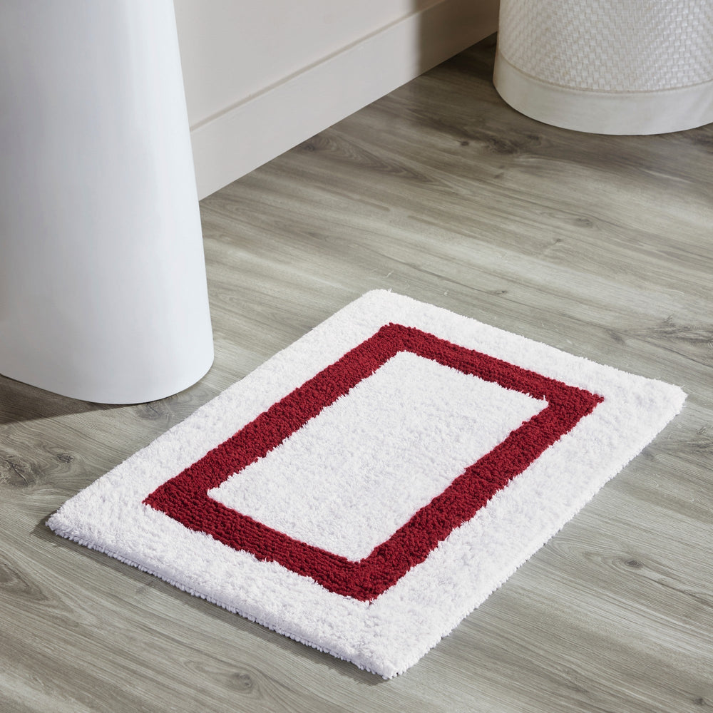 
                      
                        Hotel Bathroom Rug 100% Premium Cotton Tufted Design Washable Bath Mat
                      
                    