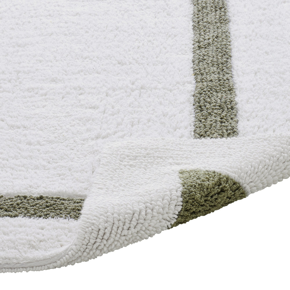 
                      
                        Hotel Bathroom Rug 100% Premium Cotton Tufted Design Washable Bath Mat
                      
                    
