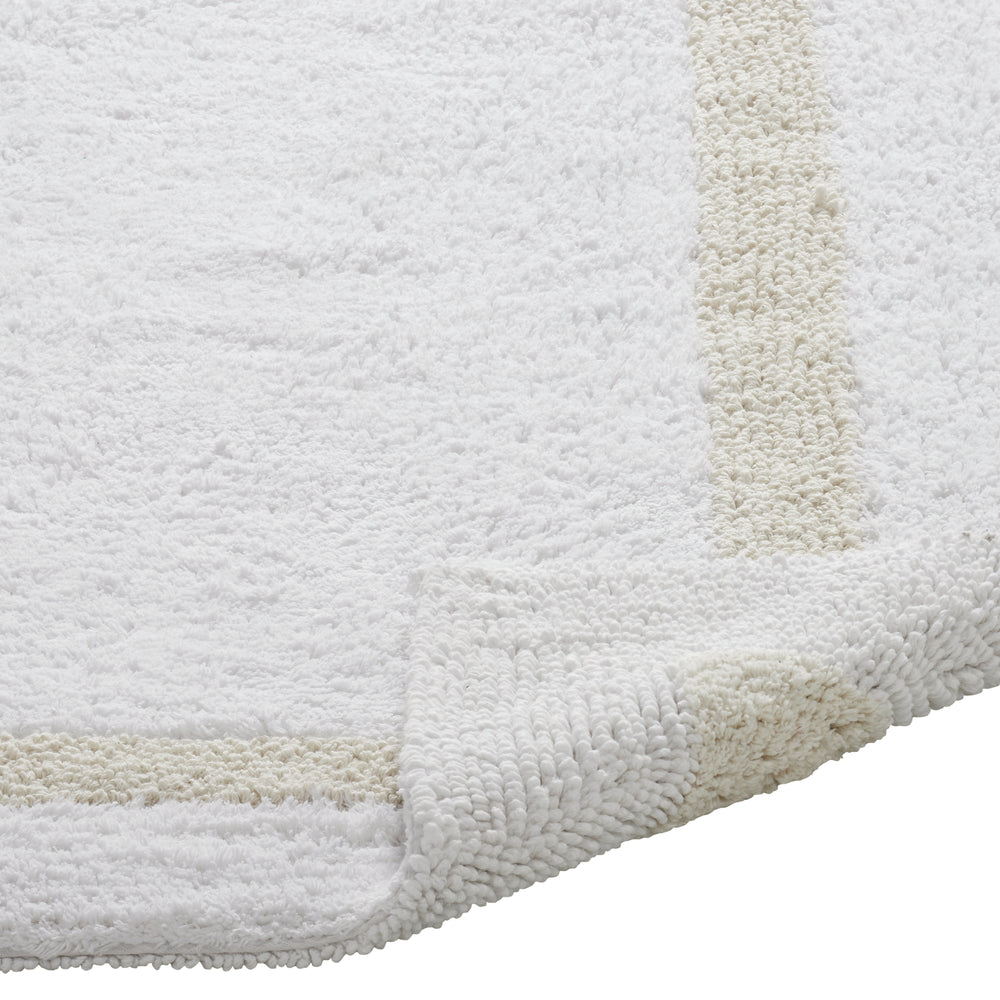 
                      
                        Hotel Bathroom Rug 100% Premium Cotton Tufted Design Washable Bath Mat
                      
                    