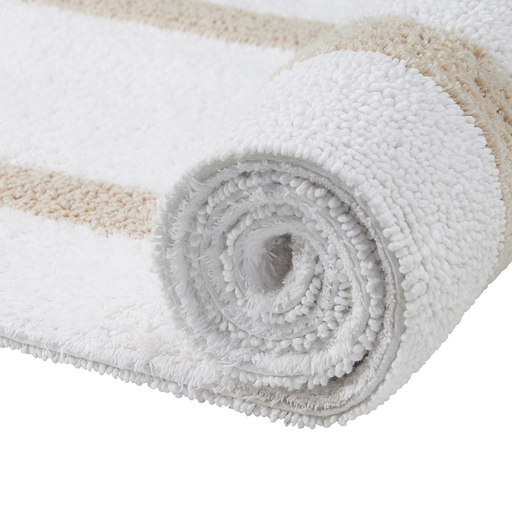 
                      
                        Hotel Bathroom Rug 100% Premium Cotton Tufted Design Washable Bath Mat
                      
                    