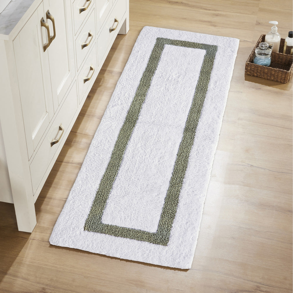 
                      
                        Hotel Bathroom Rug 100% Premium Cotton Tufted Design Washable Bath Mat
                      
                    
