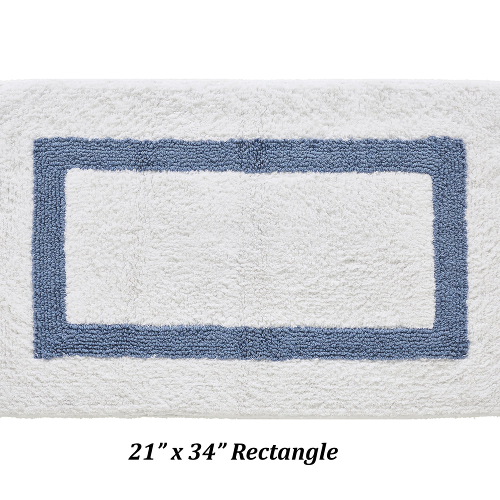 
                      
                        Hotel Bathroom Rug 100% Premium Cotton Tufted Design Washable Bath Mat
                      
                    