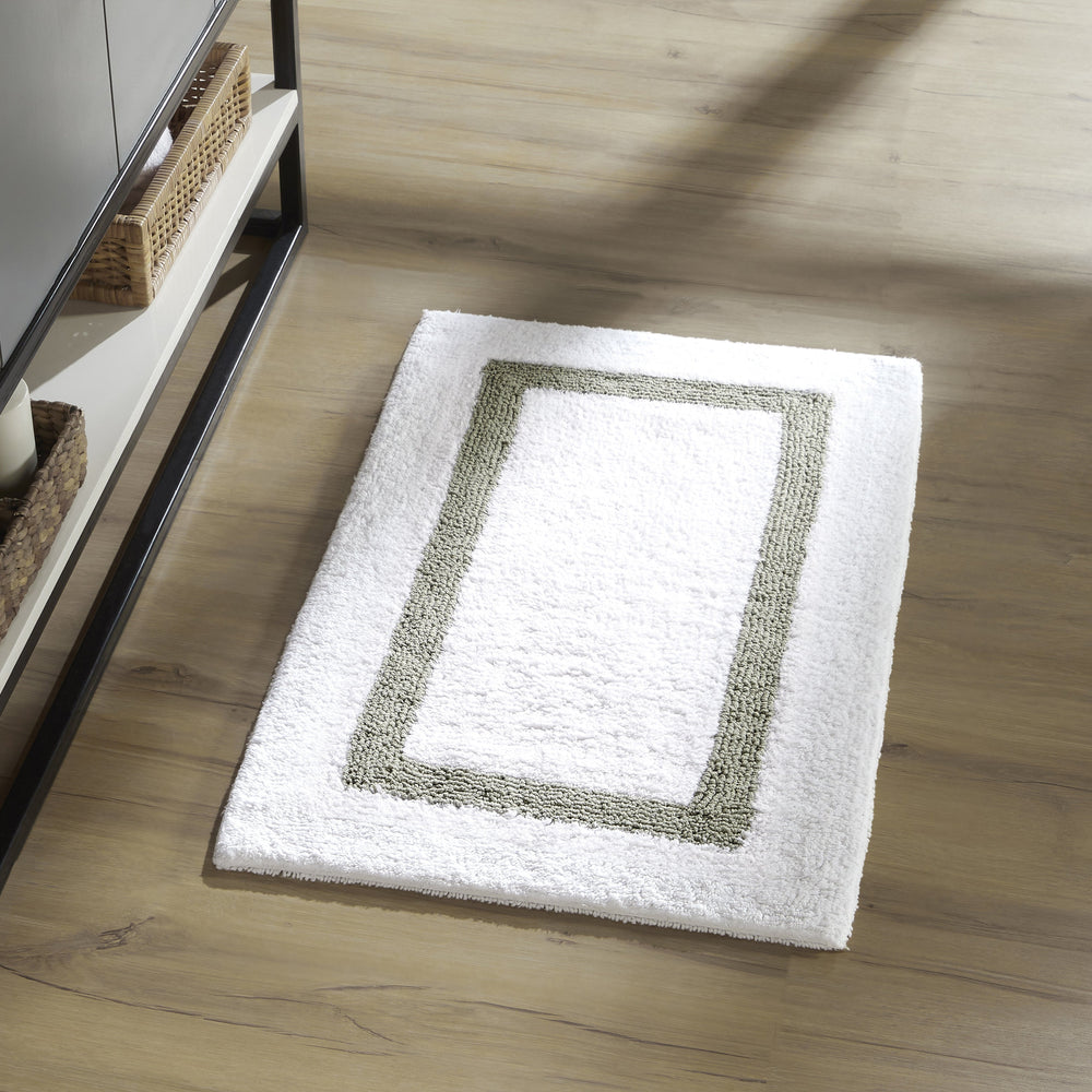 
                      
                        Hotel Bathroom Rug 100% Premium Cotton Tufted Design Washable Bath Mat
                      
                    