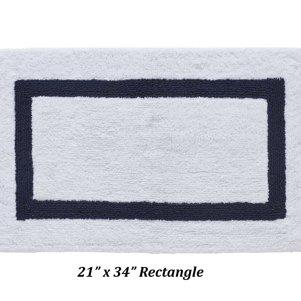 
                      
                        Hotel Bathroom Rug 100% Premium Cotton Tufted Design Washable Bath Mat
                      
                    