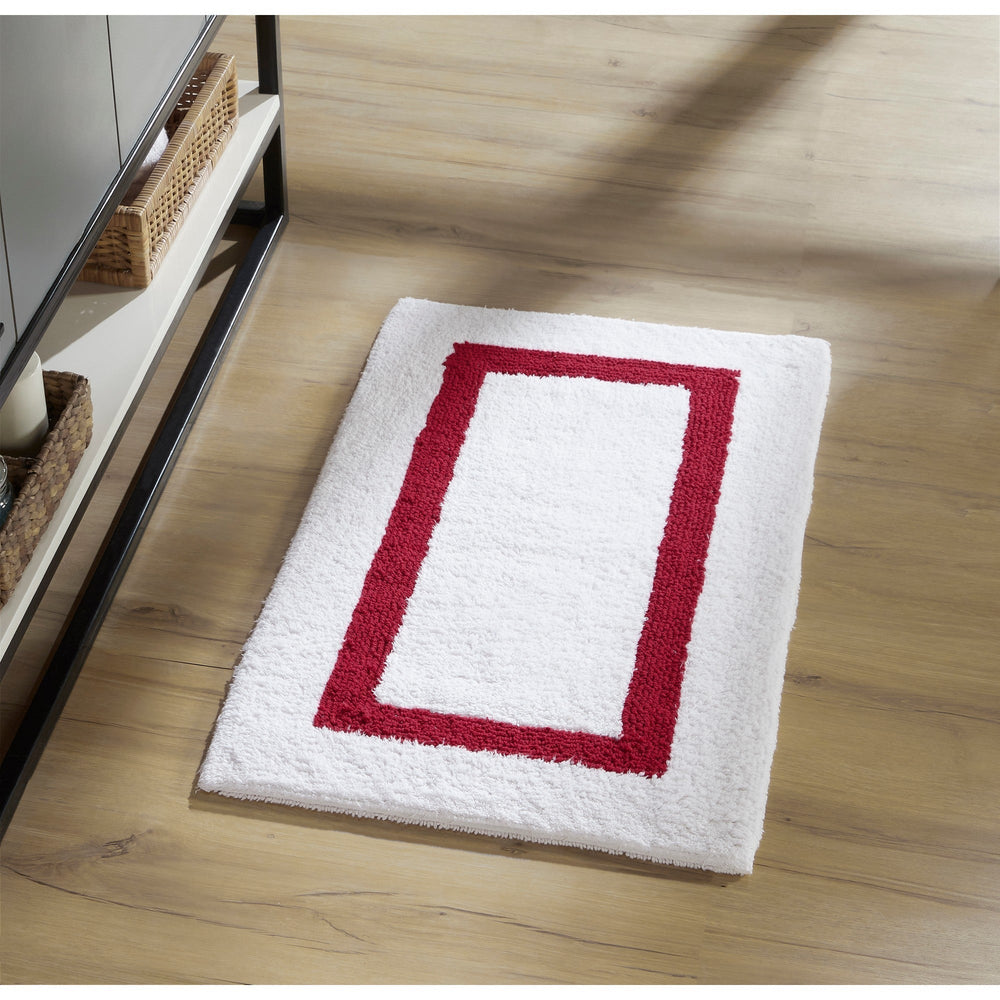 
                      
                        Hotel Bathroom Rug 100% Premium Cotton Tufted Design Washable Bath Mat
                      
                    