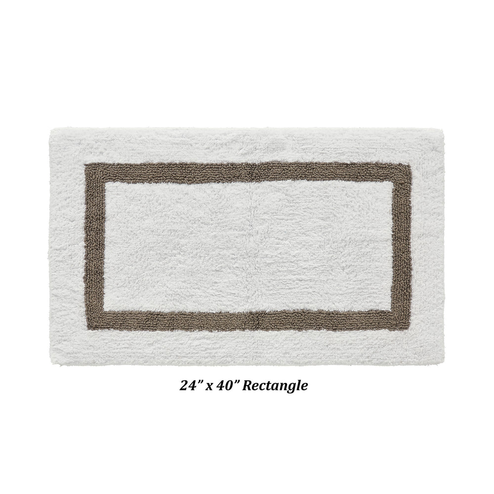 
                      
                        Hotel Bathroom Rug 100% Premium Cotton Tufted Design Washable Bath Mat
                      
                    
