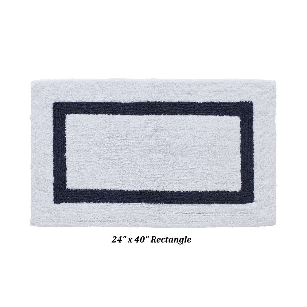 
                      
                        Hotel Bathroom Rug 100% Premium Cotton Tufted Design Washable Bath Mat
                      
                    