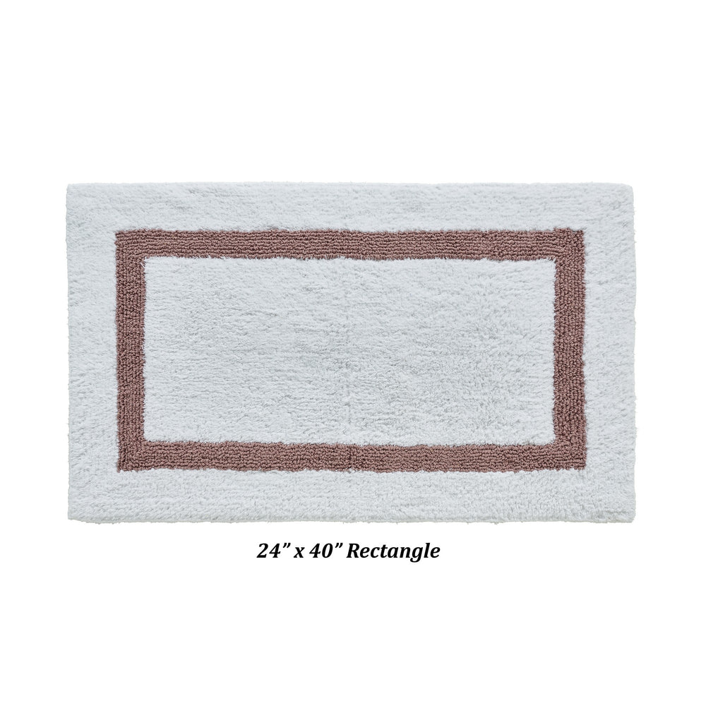 
                      
                        Hotel Bathroom Rug 100% Premium Cotton Tufted Design Washable Bath Mat
                      
                    