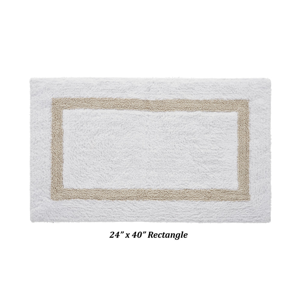 
                      
                        Hotel Bathroom Rug 100% Premium Cotton Tufted Design Washable Bath Mat
                      
                    