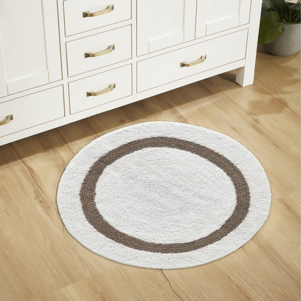 
                      
                        Hotel Bathroom Rug 100% Premium Cotton Tufted Design Washable Bath Mat
                      
                    