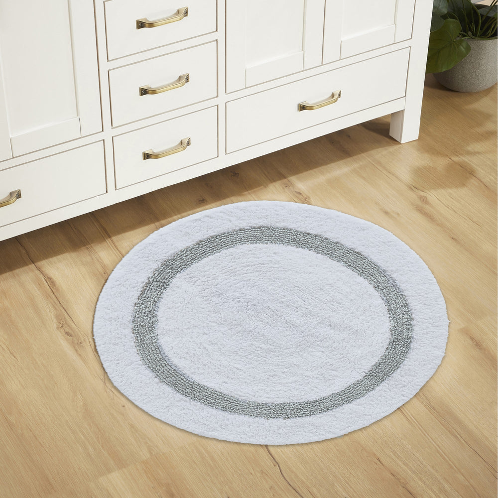 
                      
                        Hotel Bathroom Rug 100% Premium Cotton Tufted Design Washable Bath Mat
                      
                    