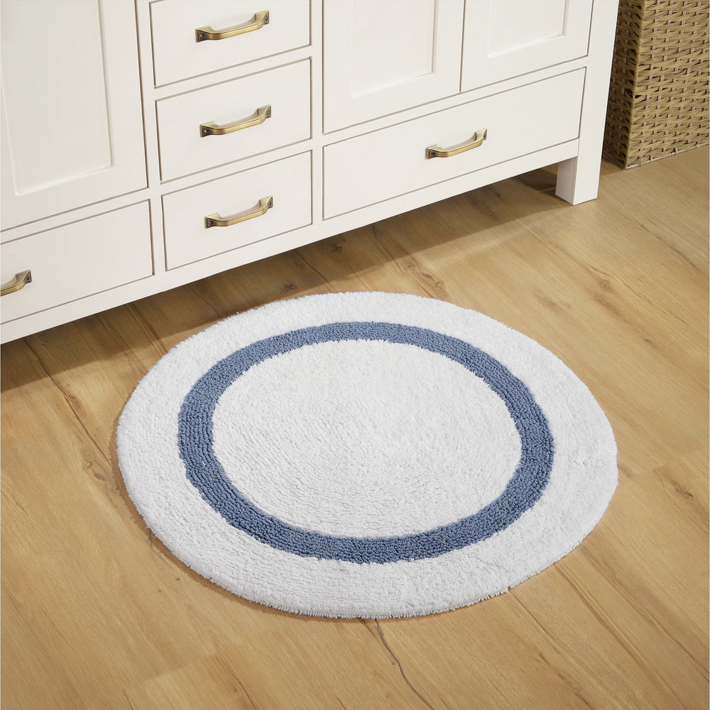 
                      
                        Hotel Bathroom Rug 100% Premium Cotton Tufted Design Washable Bath Mat
                      
                    