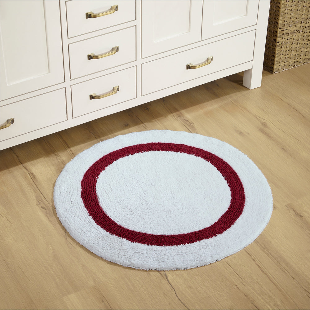 
                      
                        Hotel Bathroom Rug 100% Premium Cotton Tufted Design Washable Bath Mat
                      
                    