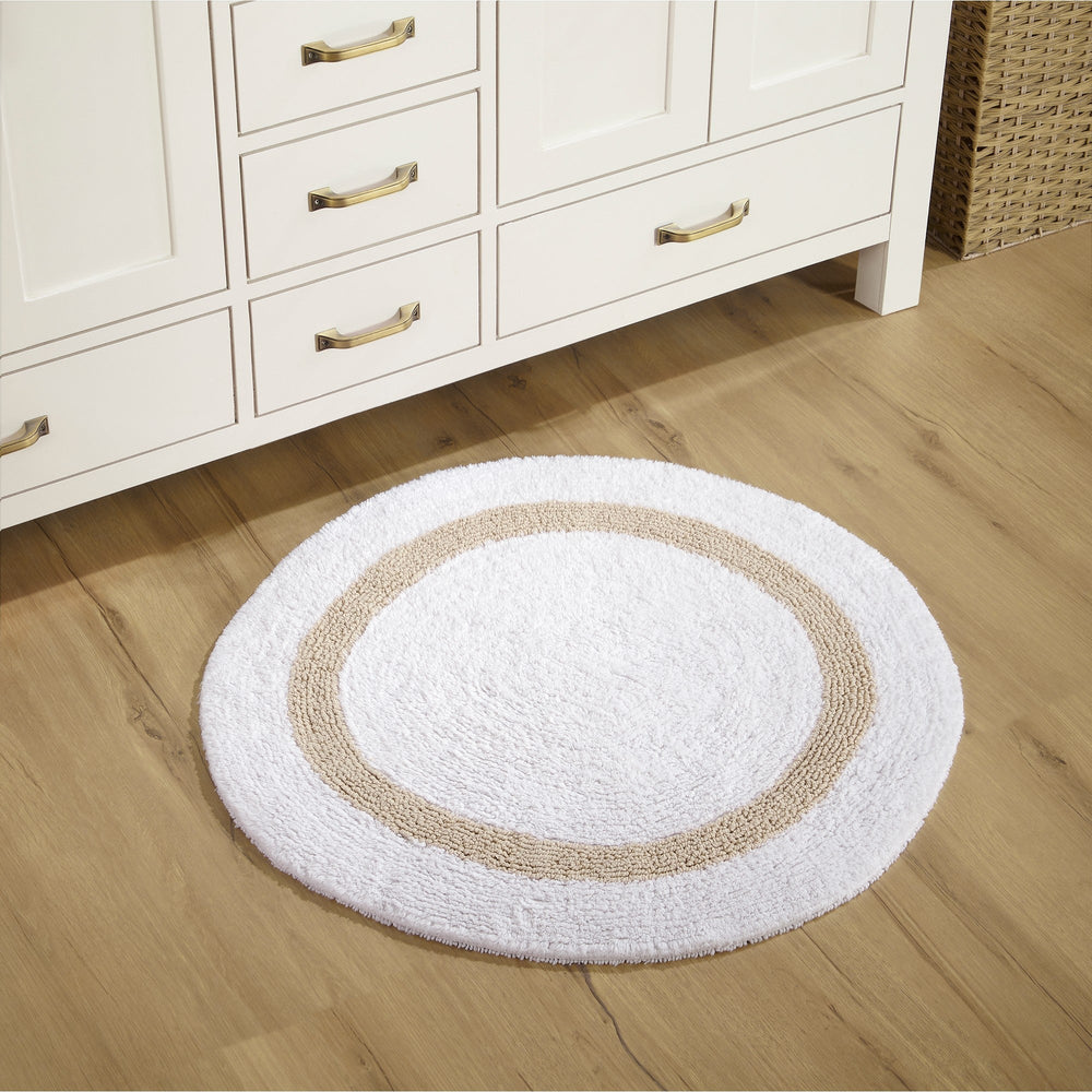
                      
                        Hotel Bathroom Rug 100% Premium Cotton Tufted Design Washable Bath Mat
                      
                    