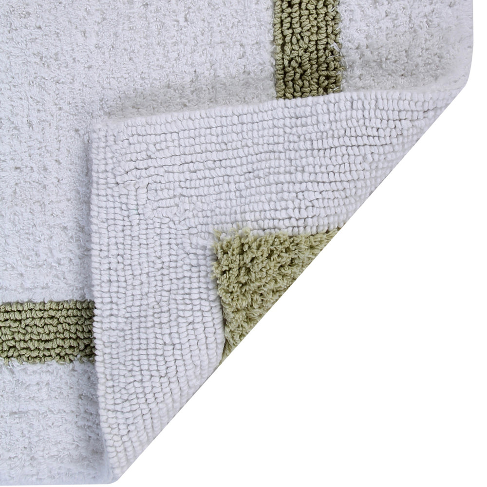 
                      
                        Better Trends 100% Cotton Hotel Collection Bath Mats Set, White & Sage Mats - Tufted, Reversible & Absorbent & Machine Washable 3 Piece Bathroom Rug Set, Toilet Base & Sink Bath Rug
                      
                    