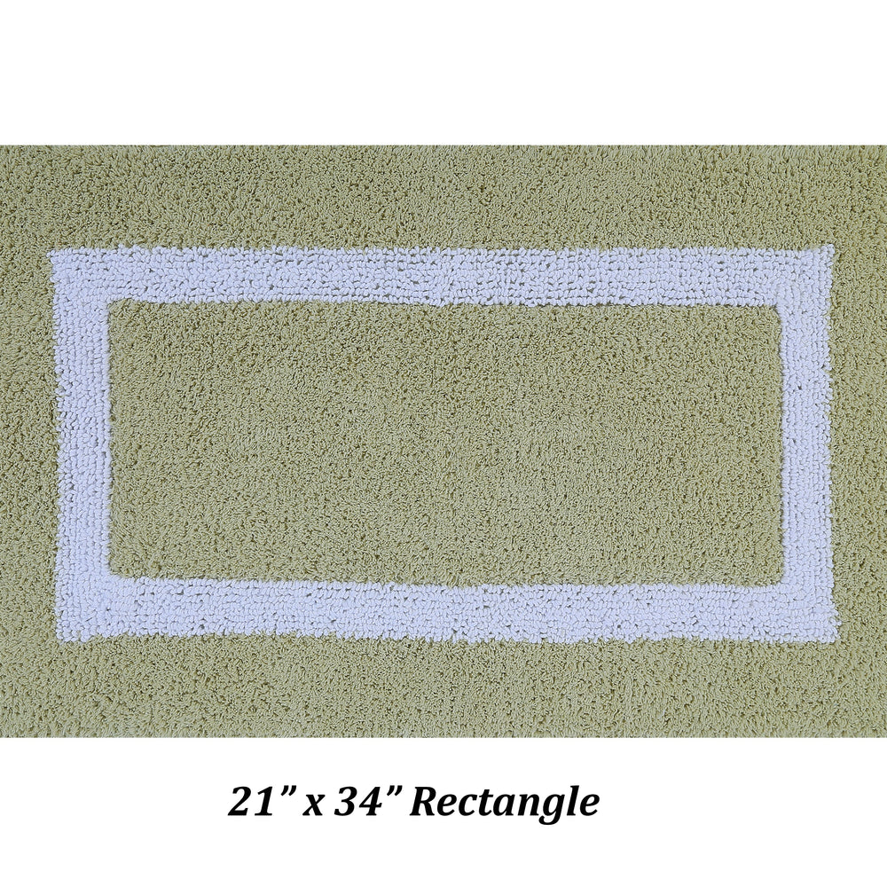 
                      
                        Better Trends 100% Cotton Hotel Collection Bath Mats Set, Sage & White Mats - Tufted, Reversible & Absorbent & Machine Washable 3 Piece Bathroom Rug Set, Toilet Base, Runner for Tub, Shower
                      
                    