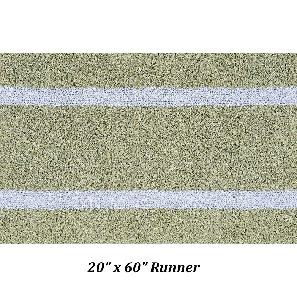 
                      
                        Better Trends 100% Cotton Hotel Collection Bath Mats Set, Sage & White Mats - Tufted, Reversible & Absorbent & Machine Washable 3 Piece Bathroom Rug Set, Toilet Base, Runner for Tub, Shower
                      
                    