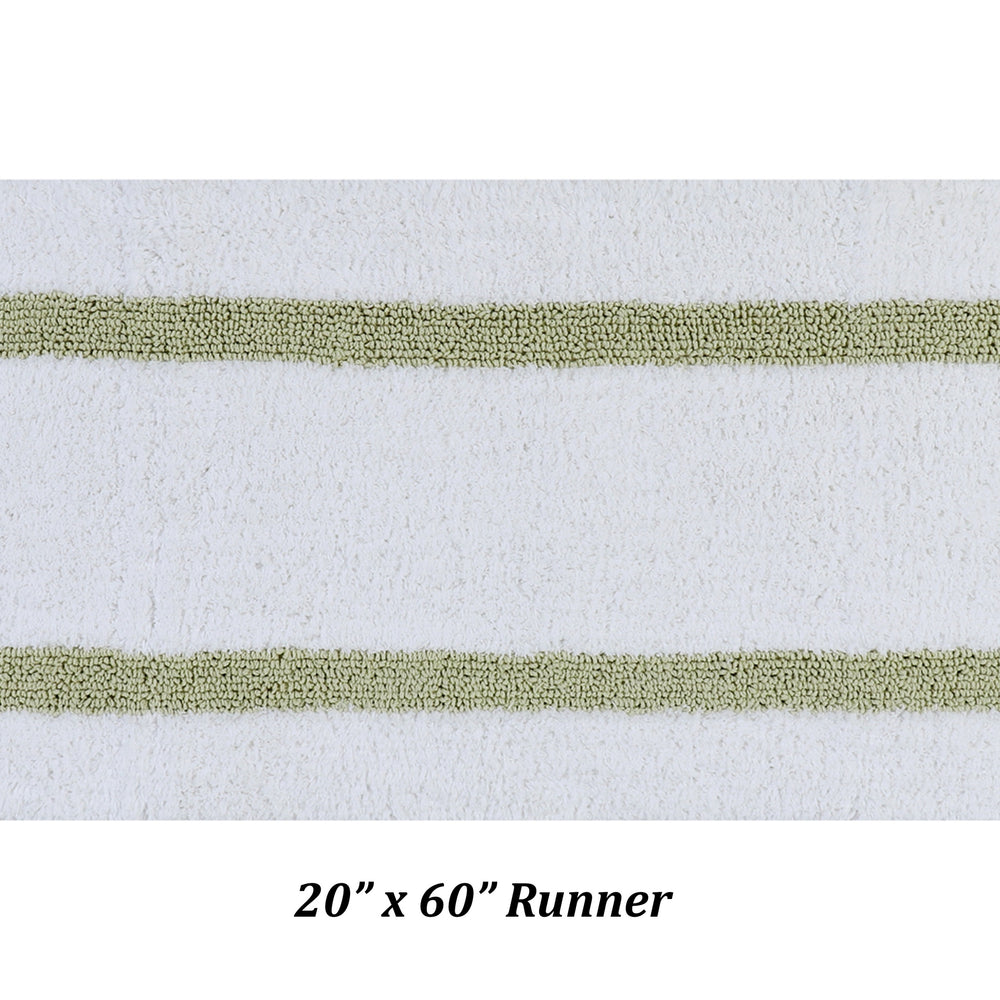 
                      
                        Better Trends 100% Cotton Hotel Collection Bath Mats Set, White & Sage Mats - Tufted, Reversible & Absorbent & Machine Washable 3 Piece Bathroom Rug Set, Toilet Base, Runner for Tub, Shower
                      
                    