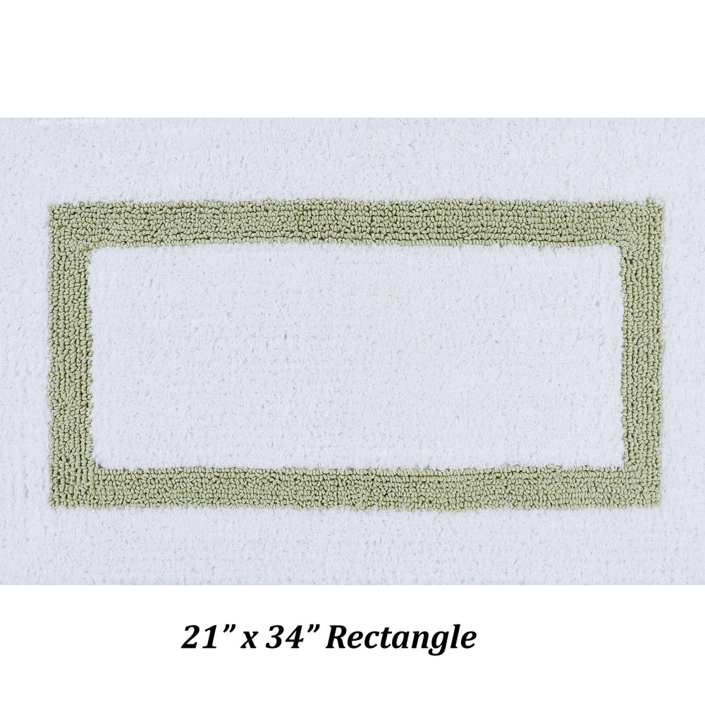 
                      
                        Better Trends 100% Cotton Hotel Collection Bath Mats Set, White & Sage Mats - Tufted, Reversible & Absorbent & Machine Washable 4 Piece Bathroom Rug Set, Toilet Base, Runner for Tub, Shower
                      
                    