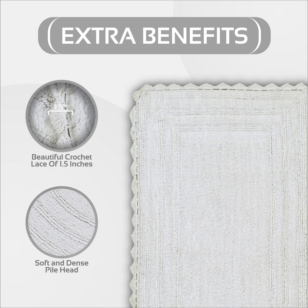 
                      
                        Lilly Crochet Reversible Bathroom Rugs and Bath Mat
                      
                    