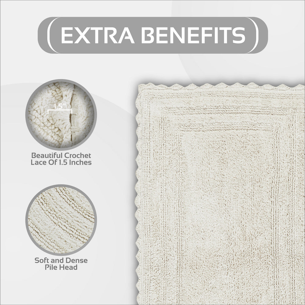 
                      
                        Lilly Crochet Reversible Bathroom Rugs and Bath Mat
                      
                    