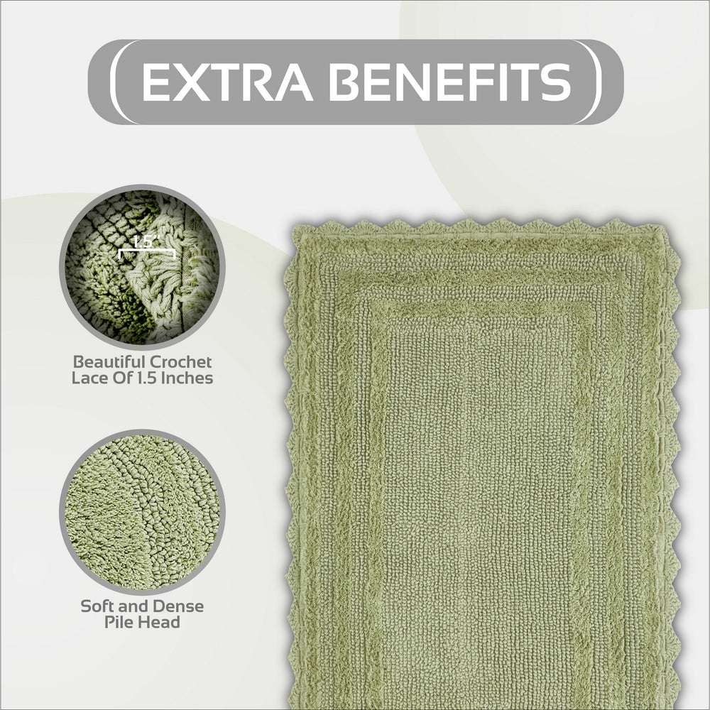 
                      
                        Lilly Crochet Reversible Bathroom Rugs and Bath Mat
                      
                    