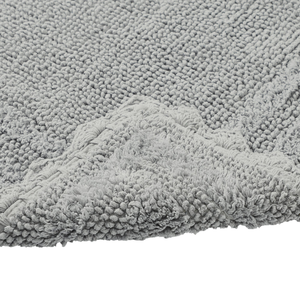 
                      
                        Better Trends Lilly Crochet Collection 100% Cotton 3 Piece Set (17" x 24" | 20" x 20" | 21" x 34") Bath Rug Set in Gray
                      
                    