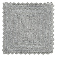 
                      
                        Better Trends Lilly Crochet Collection 100% Cotton 3 Piece Set (17" x 24" | 20" x 20" | 21" x 34") Bath Rug Set in Gray
                      
                    