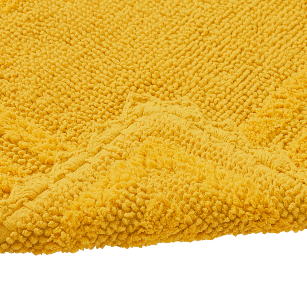 
                      
                        Better Trends Lilly Crochet Collection 100% Cotton 4 Piece Set (17" x 24" | 20" x 20" | 21" x 34" | 24" x 40") Bath Rug Set in Yellow
                      
                    