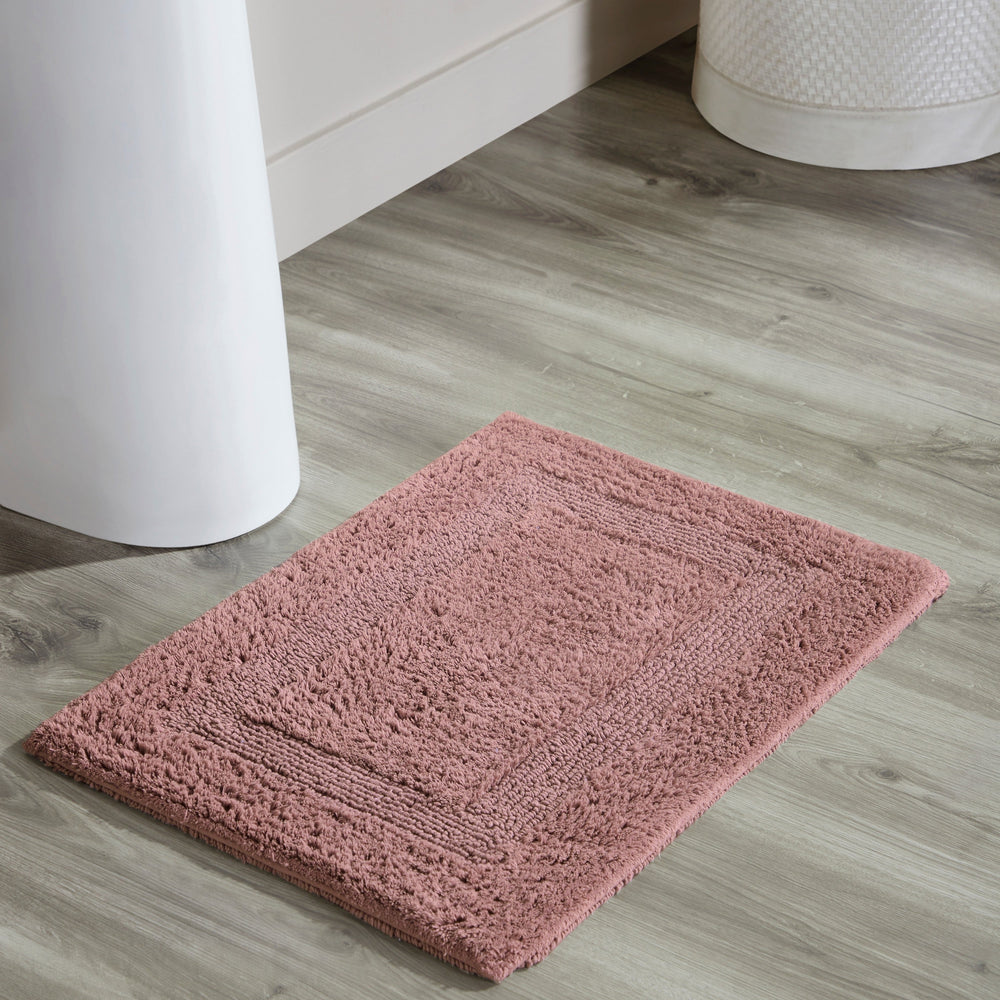 
                      
                        Lux Bathroom Rug 100% Cotton, Soft Tufted Design Bath Mat
                      
                    