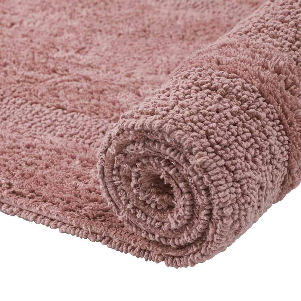 
                      
                        Lux Bathroom Rug 100% Cotton, Soft Tufted Design Bath Mat
                      
                    