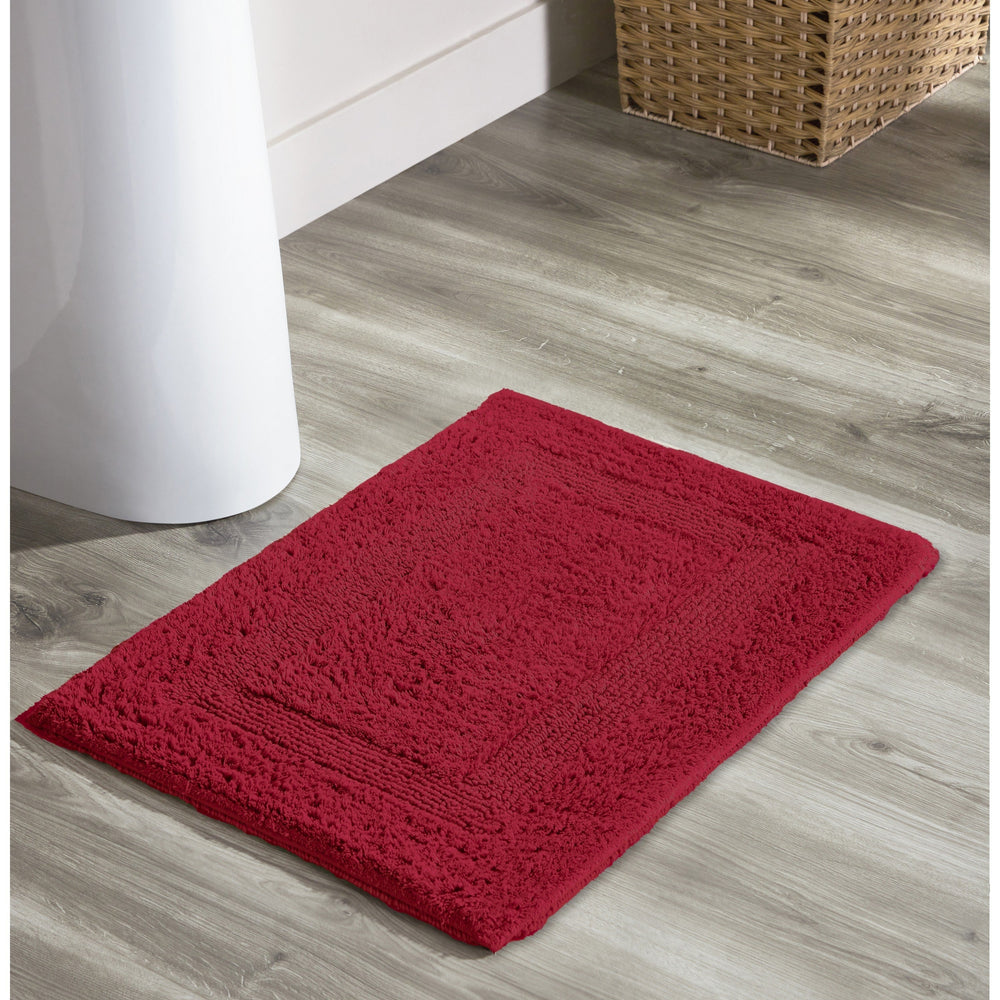
                      
                        Lux Bathroom Rug 100% Cotton, Soft Tufted Design Bath Mat
                      
                    