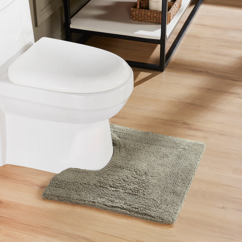 
                      
                        Lux Bathroom Rug 100% Cotton, Soft Tufted Design Bath Mat
                      
                    