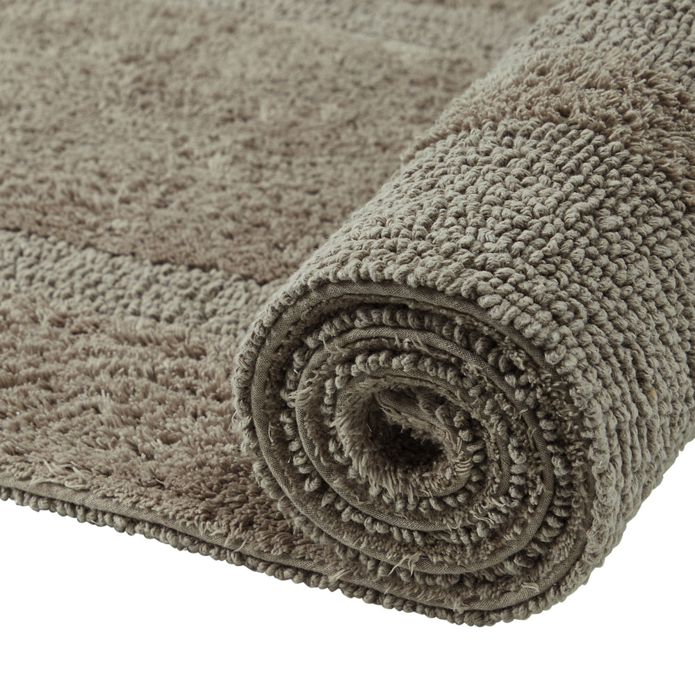 
                      
                        Lux Bathroom Rug 100% Cotton, Soft Tufted Design Bath Mat
                      
                    