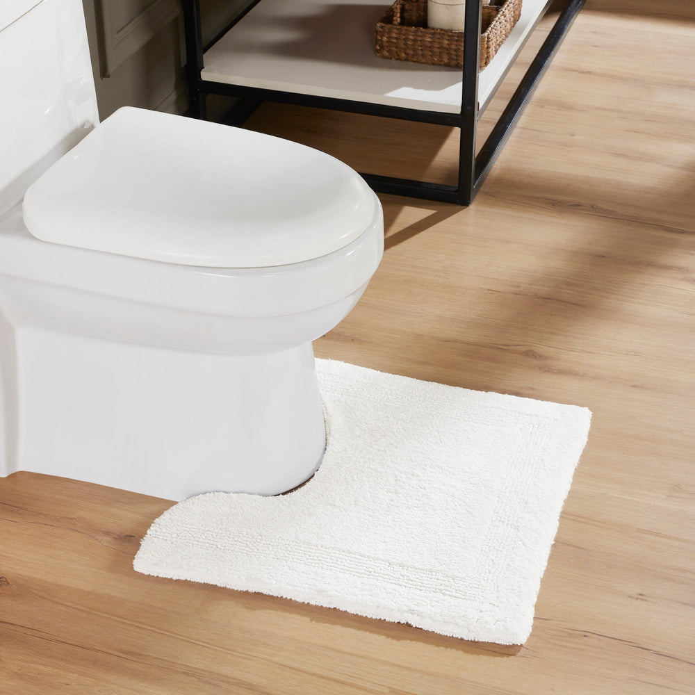 
                      
                        Lux Bathroom Rug 100% Cotton, Soft Tufted Design Bath Mat
                      
                    
