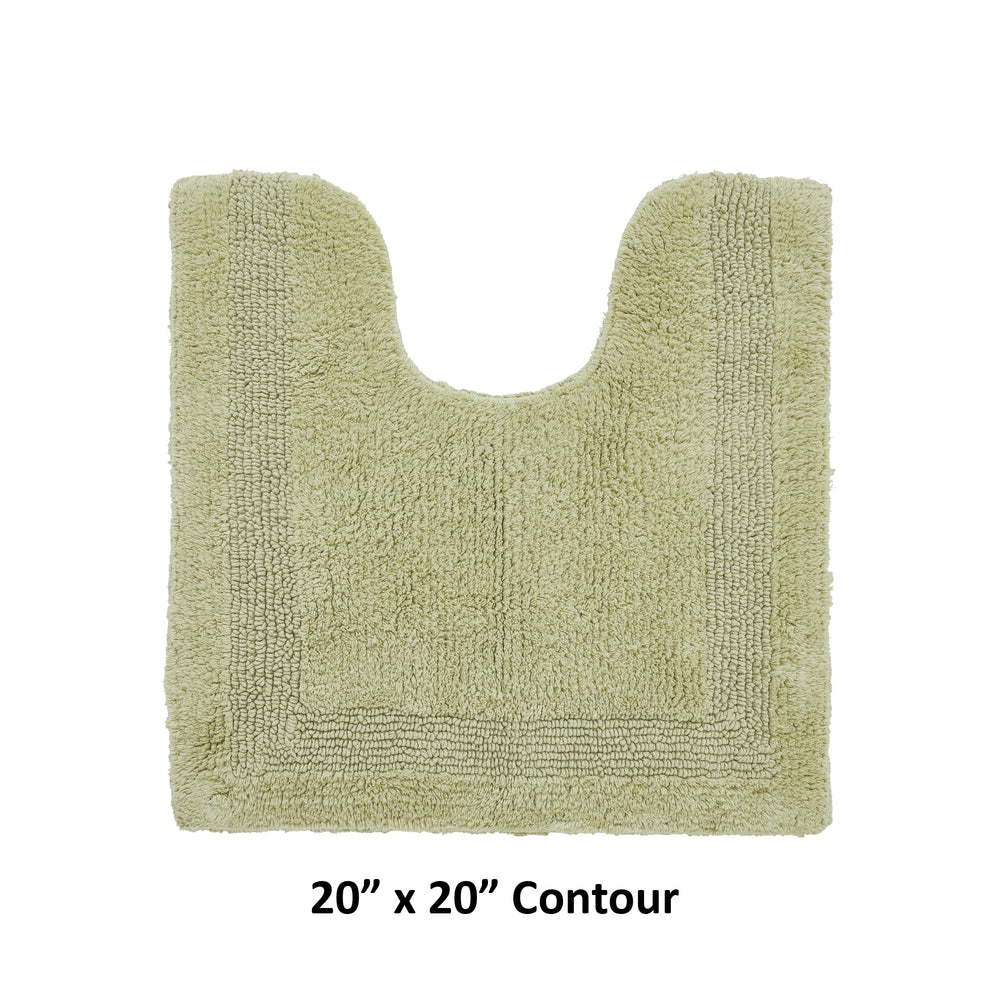 
                      
                        Better Trends 100% Cotton Lux Collection Bath Mats, Sage Contour Bath Mat - Tufted, Reversible & Absorbent & Machine Washable Bath Mats Toilet Base, 20" x 20"
                      
                    